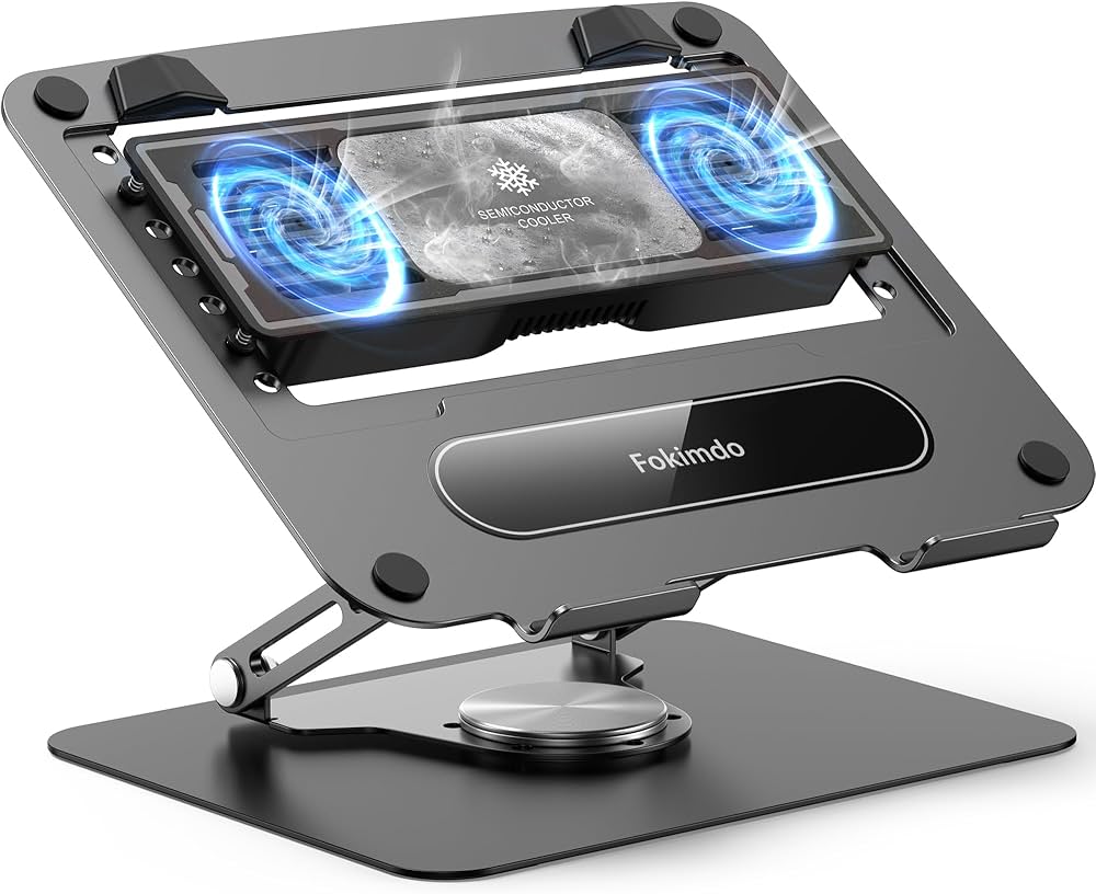 LAPTOP STAND WITH FANS AC COOLING  { GAMING}